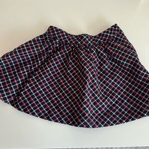 Janie and Jack Preppy Navy and Red Skirt